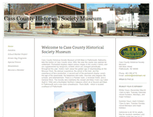 Tablet Screenshot of casscountynemuseum.org